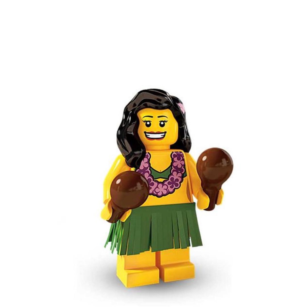 8803 14 Lego Minifigure Series 3 Hula Dancer Misp Shopee Malaysia