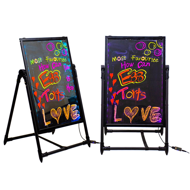 ready stock led writing board erasable ad board neon drawing | Shopee ...