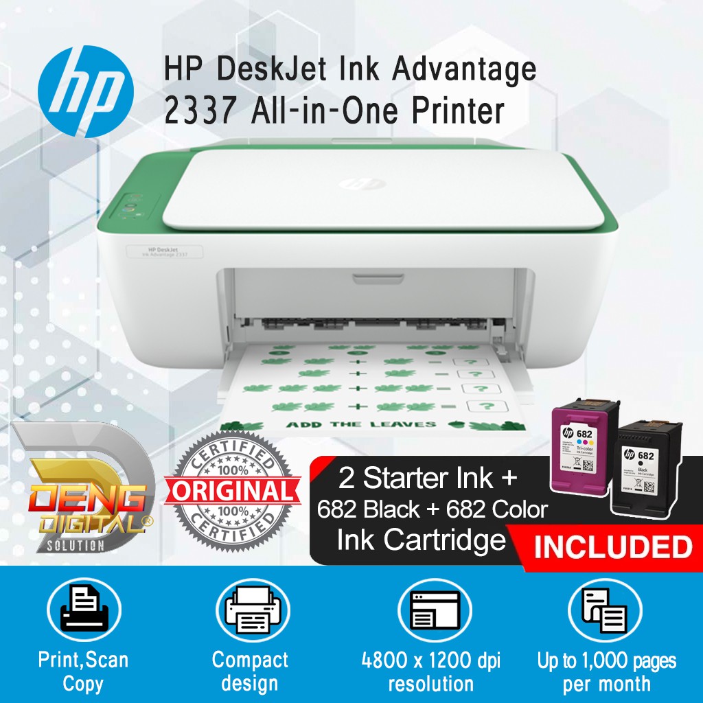 HP DeskJet Ink Advantage 2337 All-in-One Printer | Shopee Malaysia