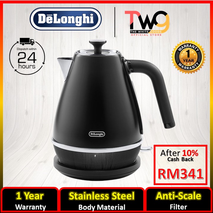 DELONGHI Distinta Moments KBIN2001 1.7L Stainless Steel Electric