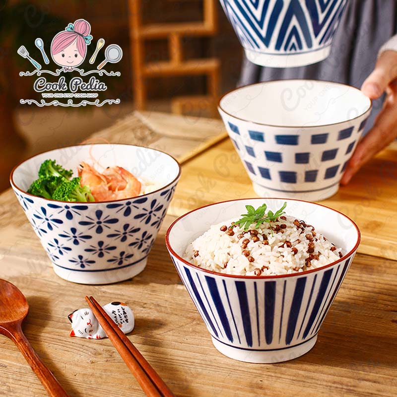 [Cook Pedia] 🔥 READY STOCK 🔥 YamadaYaki 5" Japanese Rice Noodle Bowl Must Have Modern Tableware