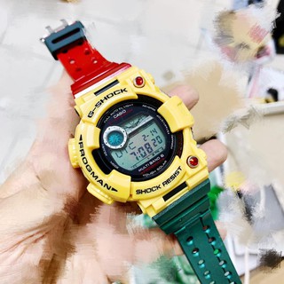 R E A D Y S T O C K > GSHOCK FROGMAN GWF-1000. CUSTOM RASTA GRED 1