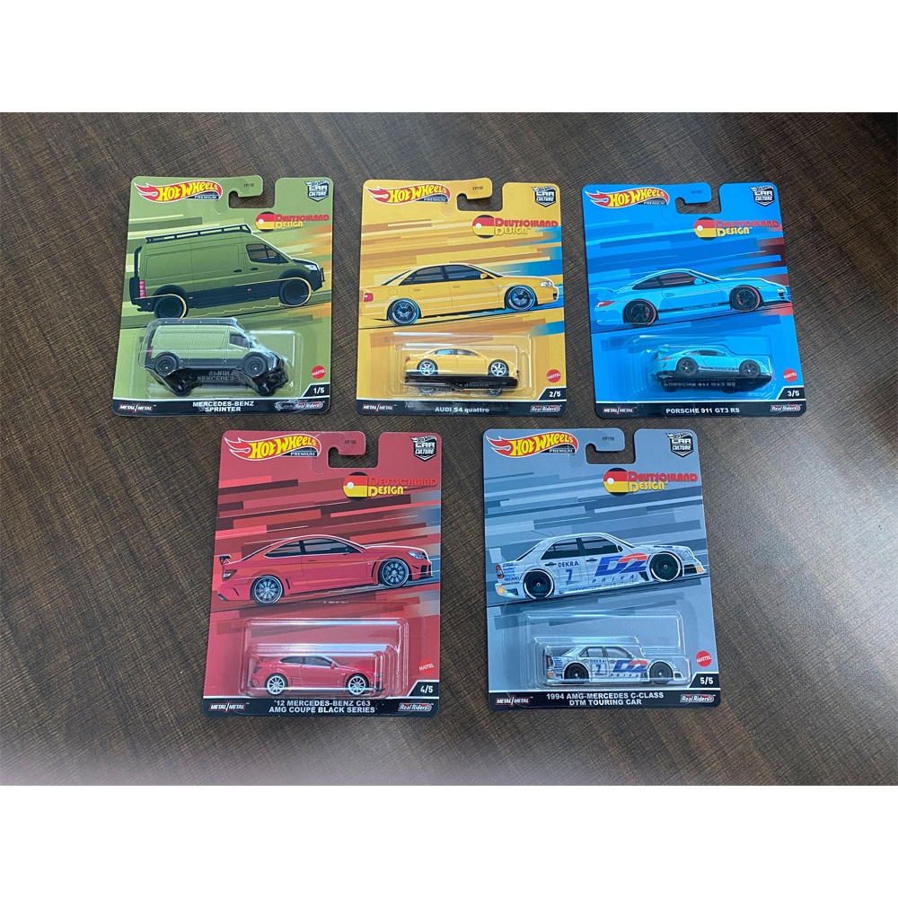 Hot Wheels 1:64 Premium Car Culture 2022 "Auto Strasse" Set Of 5, FPY86-957Q - Foto 8