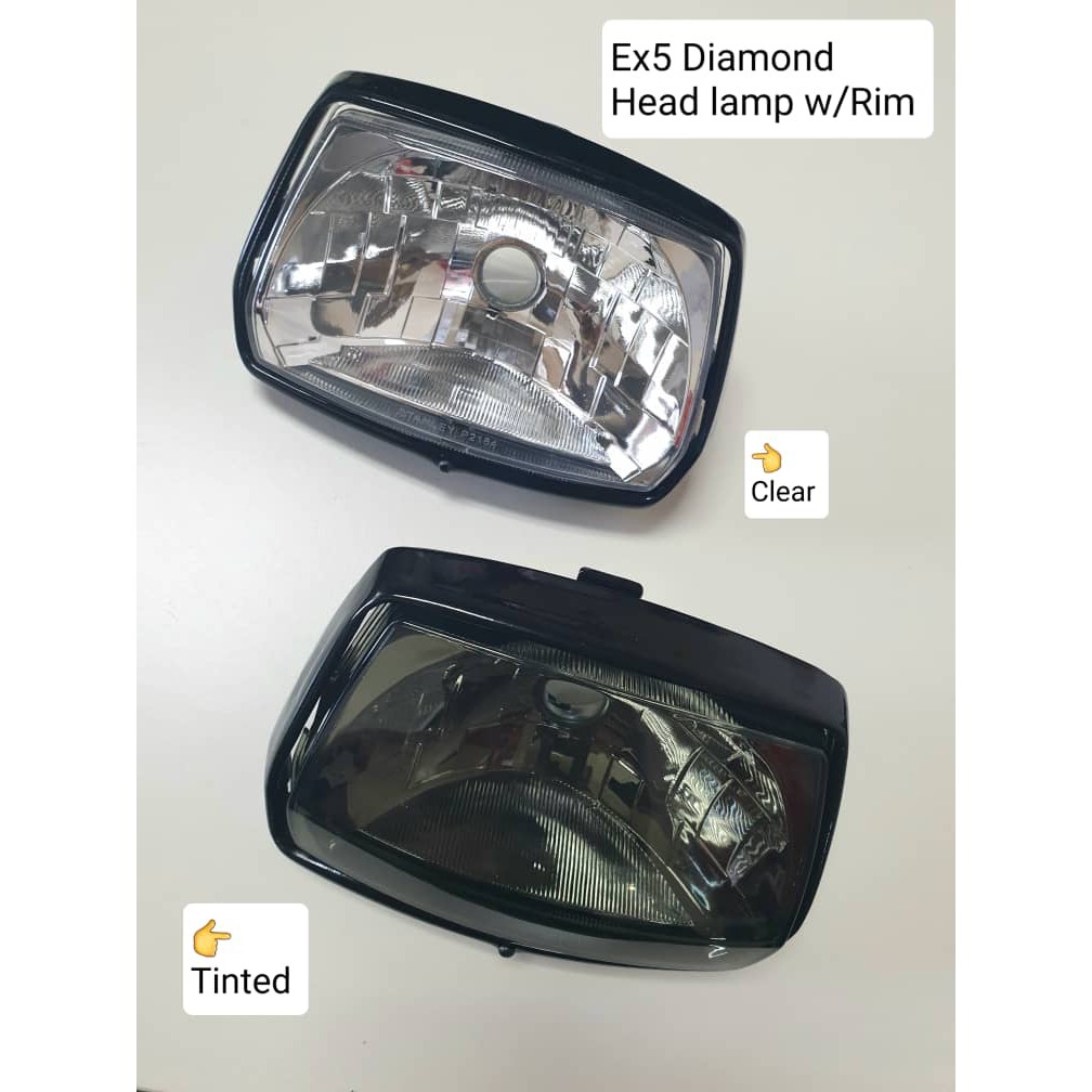 Ex5 Diamond eye Head lamp with Rim Stock at KL sabah sarawak Shopee