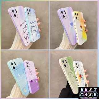 For Oppo A79 A2 5G Phone Cases Lovely Hand Heart Gesture Square