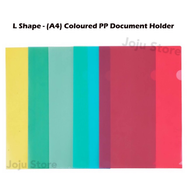 CBE A4 Colour Transparent L Shape 9001 PP Paper Document Folder ...