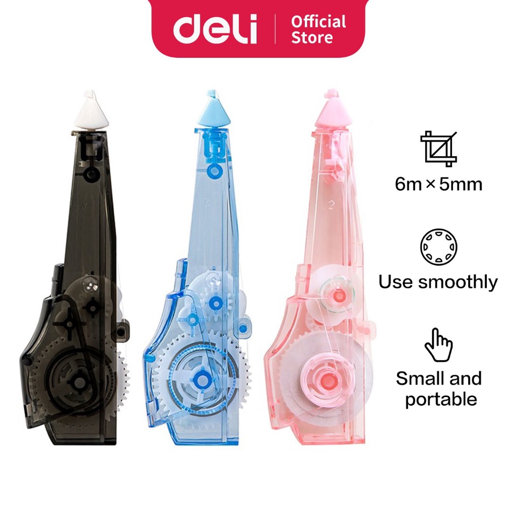 Deli Correction Tape 71470 School Correction Tape Refill (5mm x 6m