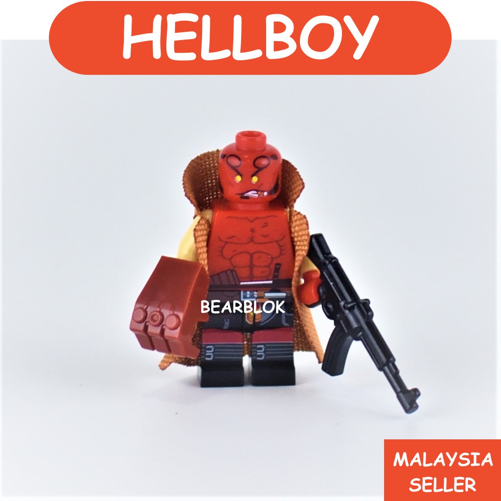 Hellboy best sale lego minifigure