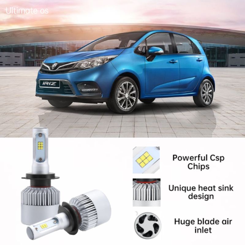 U2 LED 36w 4000lm 6500k for Proton Iriz 2014Present Low Beam Headlight