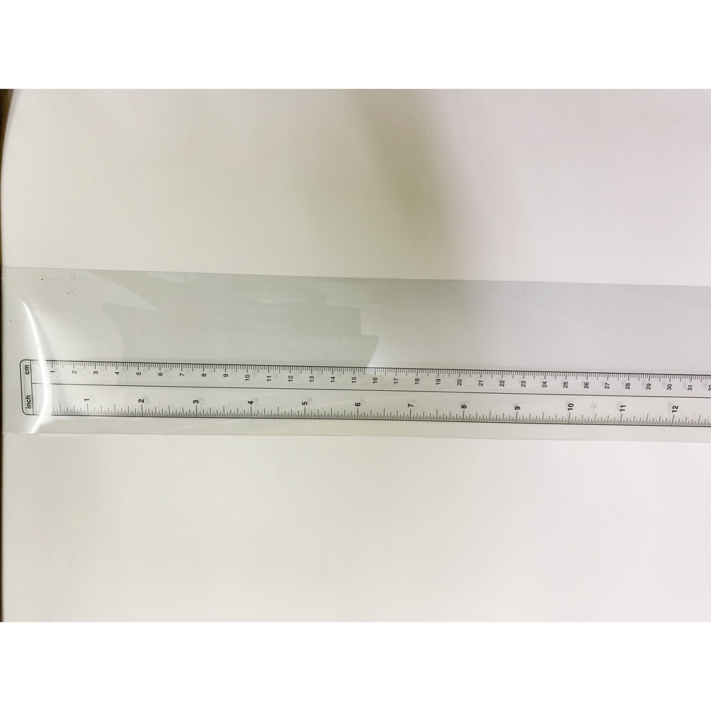 Transparent Plastic Ruler 41 inch Pembaris Tidak Patah/Pica Ruler/Font ...