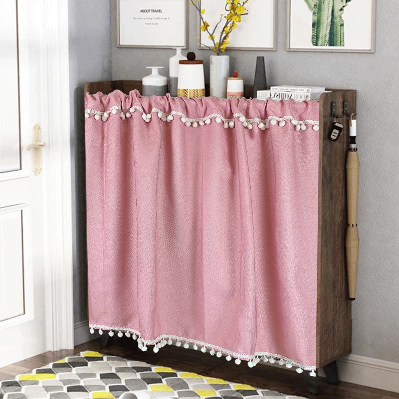 🔥Ready Stock🔥Sweet Pink Short Kitchen Curtain For Half Small Window ...