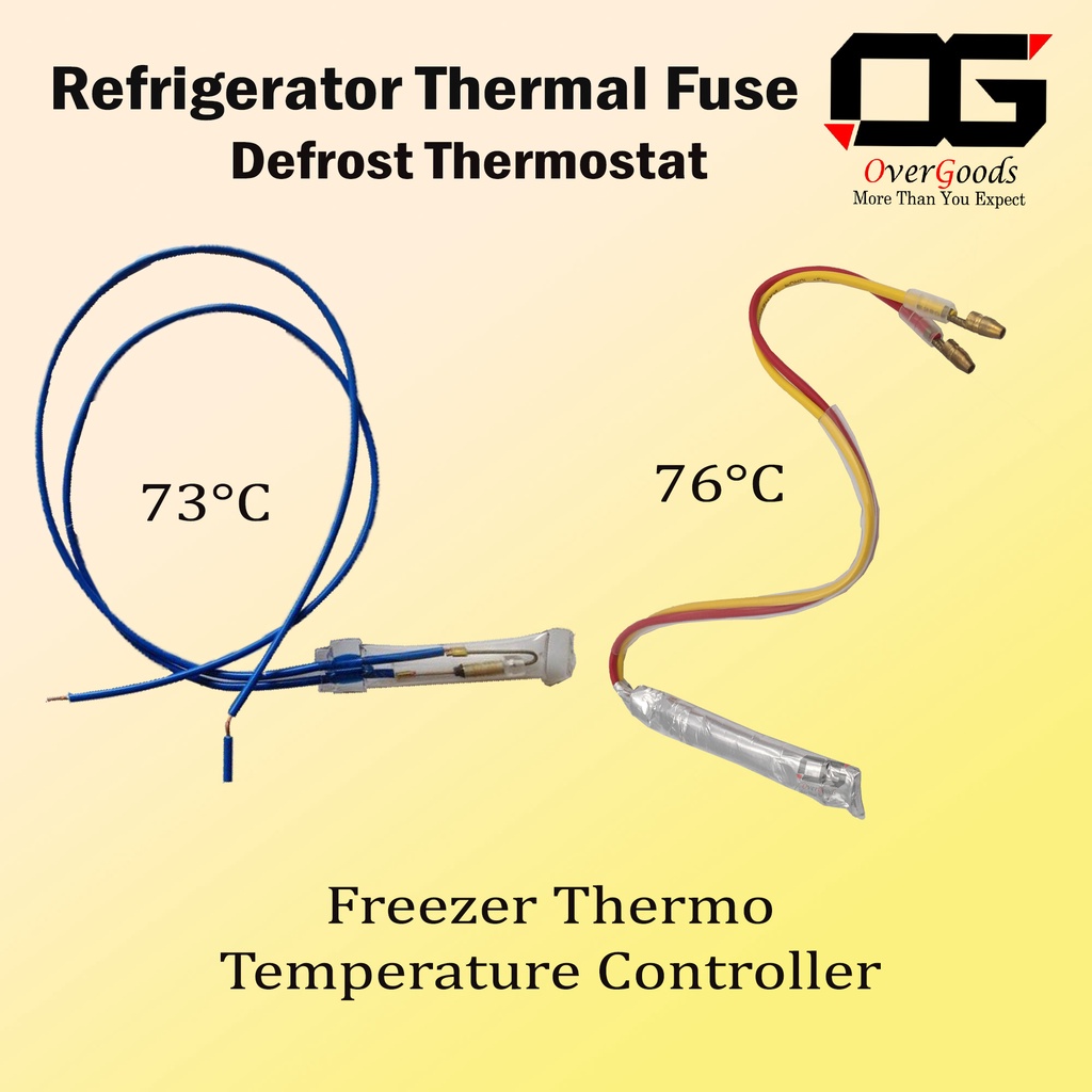 73°C / 76°C Heavy Duty Universal Refrigerator Fridge Defrost Thermal