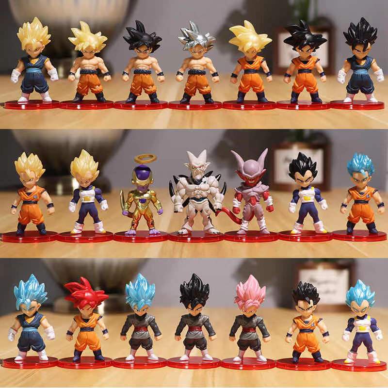 Dragon Ball Mini Action Figure Collectible Doll Gift Figurine Goku
