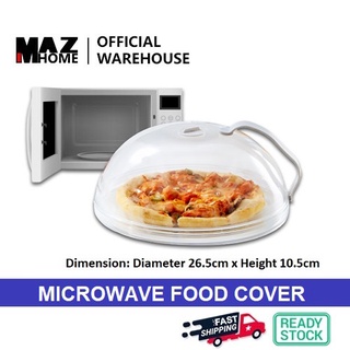 1pc Microwave Splash Cover Transparent Transparent Microwave Oven Food Cover  Anti Sputtering Anti-Oil Cover Reusable Airtight Food Cover Kitchen Heat  Resistant Lid