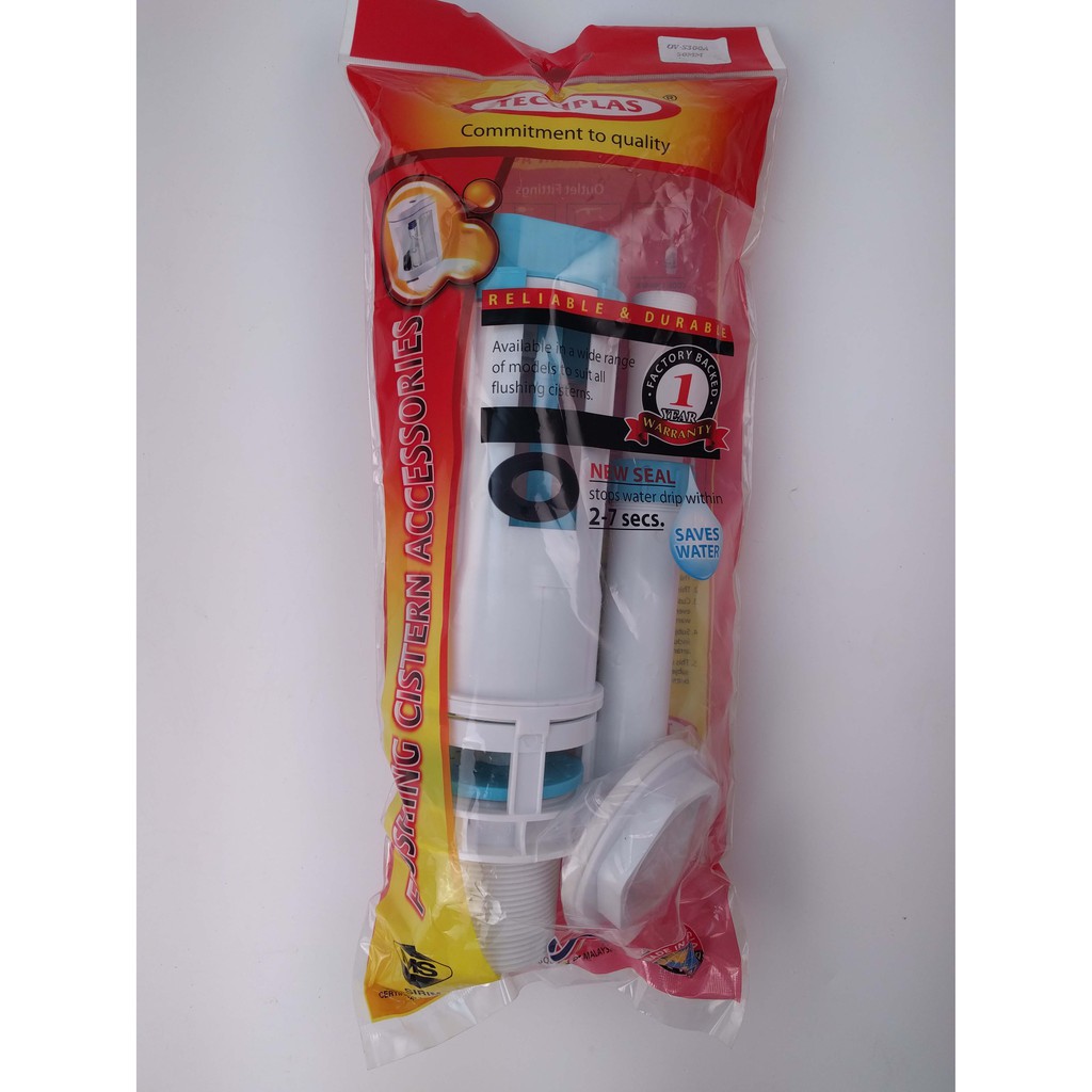 Techplas Low Level Cistern Single Flush Toilet Drain Valve/Toilet Pump ...