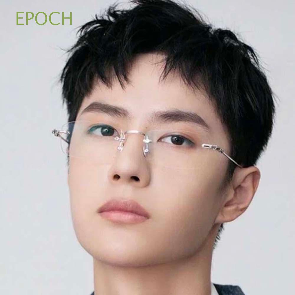 Rimless Glasses Glasses Frames For Asian Women EPOCH Korean Square