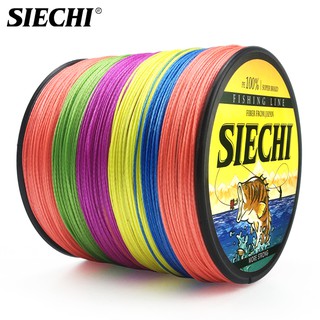 SIECHI PE Braided Fishing Line 4 Stands 12LB-40LB (100m)