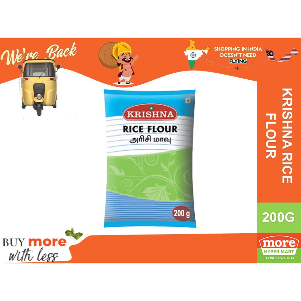 KRISHNA RICE FLOUR 200G | Shopee Malaysia