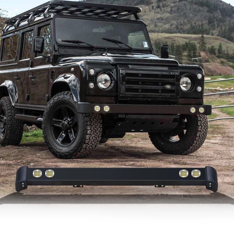 Land Rover Defender Bumper 4 Led Light Lamp Defender 110 bumper Defender 90 bumper front bumper