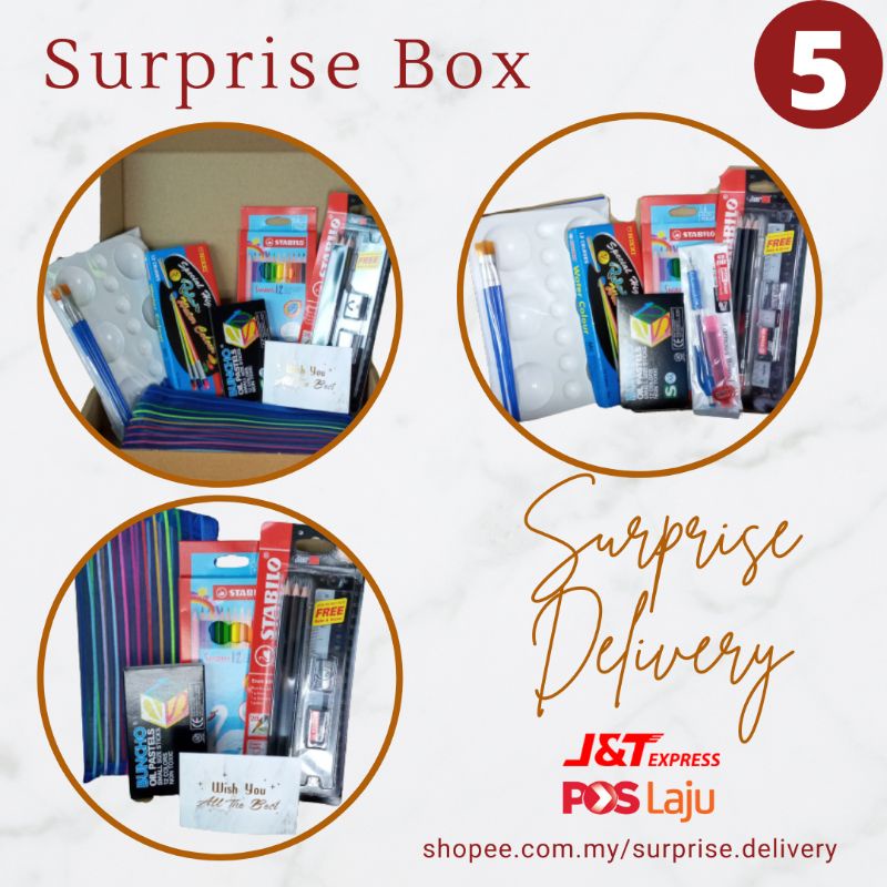 Hadiah Anak Adik Budak Sekolah Hadiah Pelajar Surprise Giftbox Birthday ...