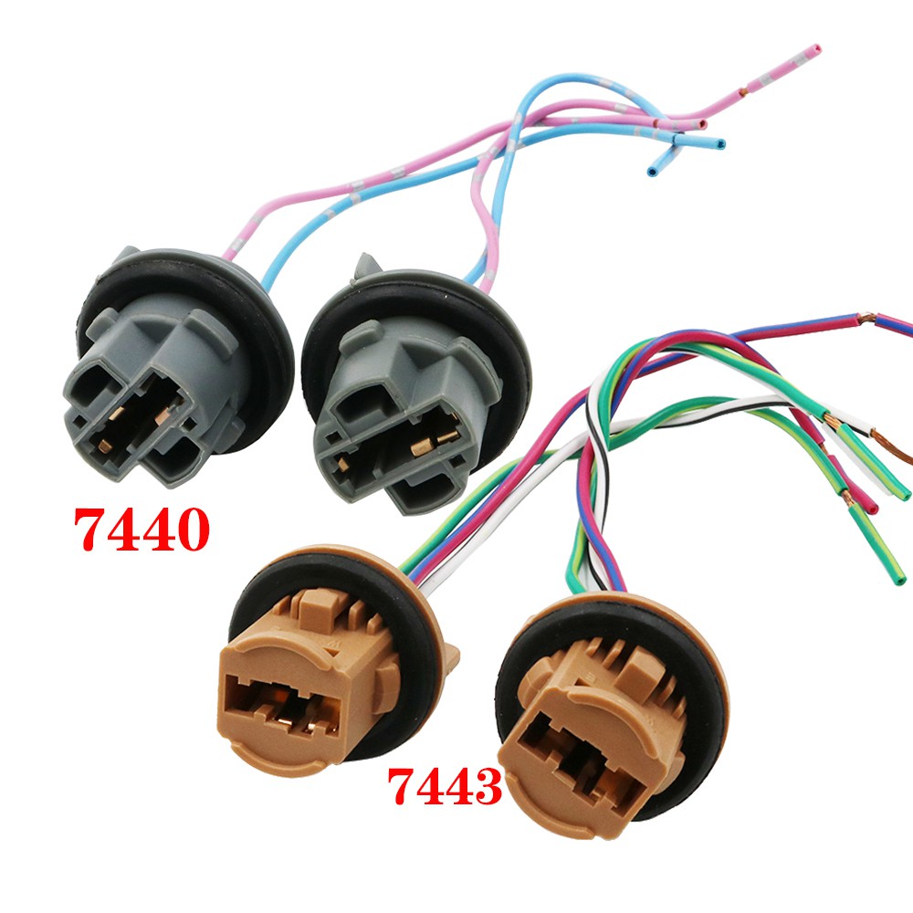 1X T20 7440 W21W 7443 W21/5W LED bulb holder LED socket adapter ...