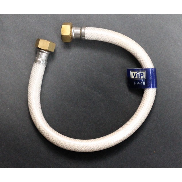 ViP Reinforced Braided PVC PP Nylon Flexible Pressure White Hose 18 ...