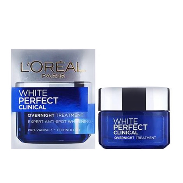 L'oreal Whitening Cream Reduces Dark Spots At Night - 50ml | Shopee ...