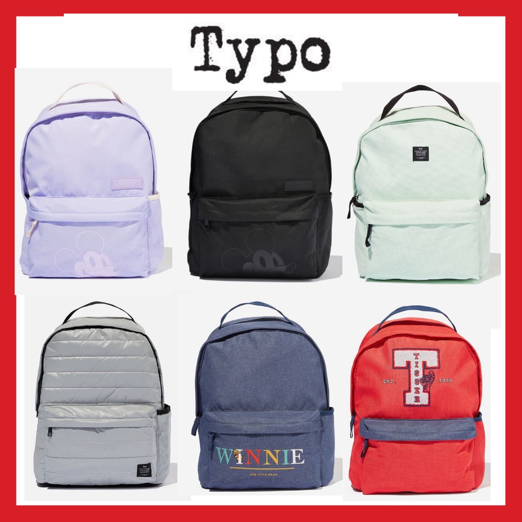 Typo shop austin backpack