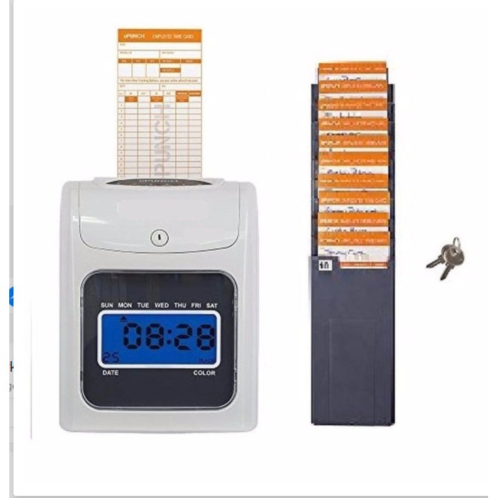 Profesional Time Recorder ( 15 Year warranty ) Punch Card Machine ...