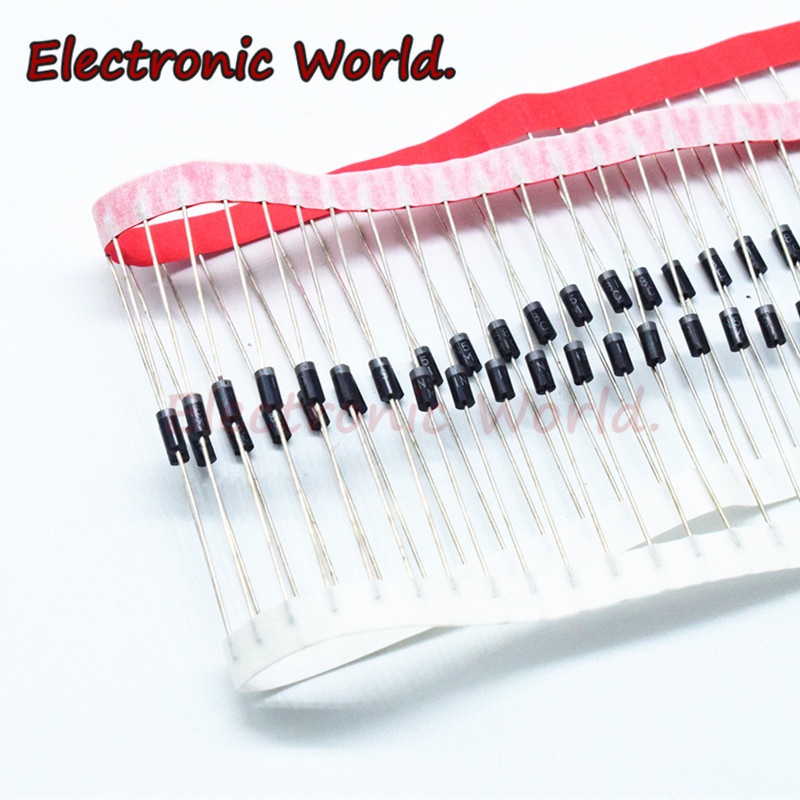 10PCS 1N4007 Diode DO-35 – 100V 200mA High-Speed Axial IN4007 Switching Diode (US Shipping)