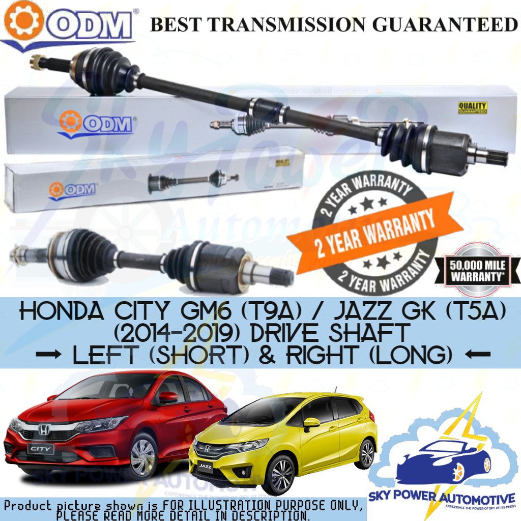 HONDA CITY GM6 (T9A) / JAZZ GK5 (T5A) (2014-2019) ODM (CYCAR) DRIVE ...