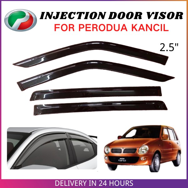 Perodua Kancil Door Visor Premium Injection Car Window Air Press