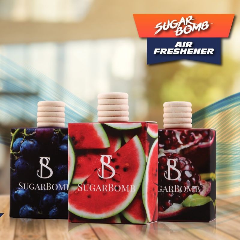 🔥ORIGINAL🔥 PERFUME KERETA SUGARBOMB AIR FRESHENER 100 SUGAR BOMB
