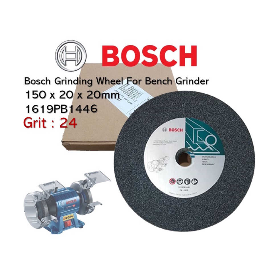 Bosch 150 x 20 x 20mm Grinding Wheel For Bench Grinder Machine