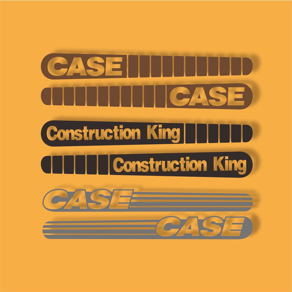 Backhoe Loader Case 580 K / Super K / Super L Dipper Sticker (L & R ...