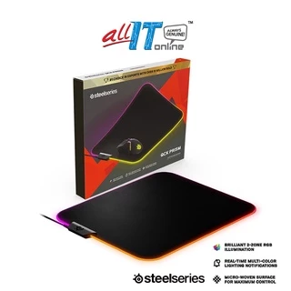 SteelSeries QcK Prism Cloth RGB ( Medium / Extra Large ) Gaming Mouse Pad