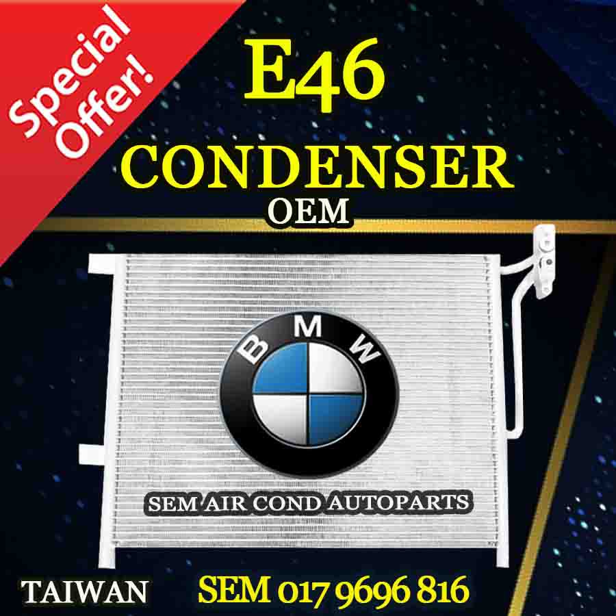 BMW E46 OEM TAIWAN NEW CONDENSER/ KONDENSER (CAR AIRCOND SYSTEM ...