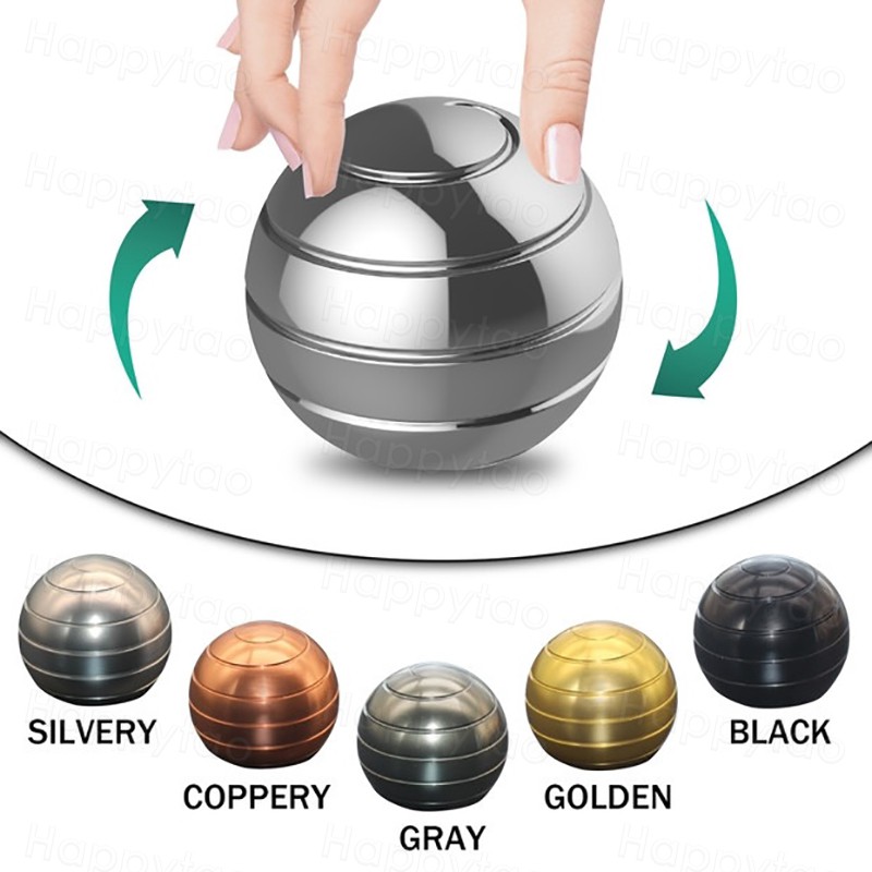 6 Colors Desktop Decompression Rotating Spherical Gyroscope Kinetic ...