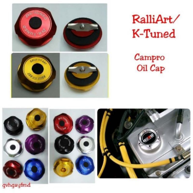 Ralli Art Racing Engine Oil Cap Proton Satria Neo Campro Blm | Shopee ...