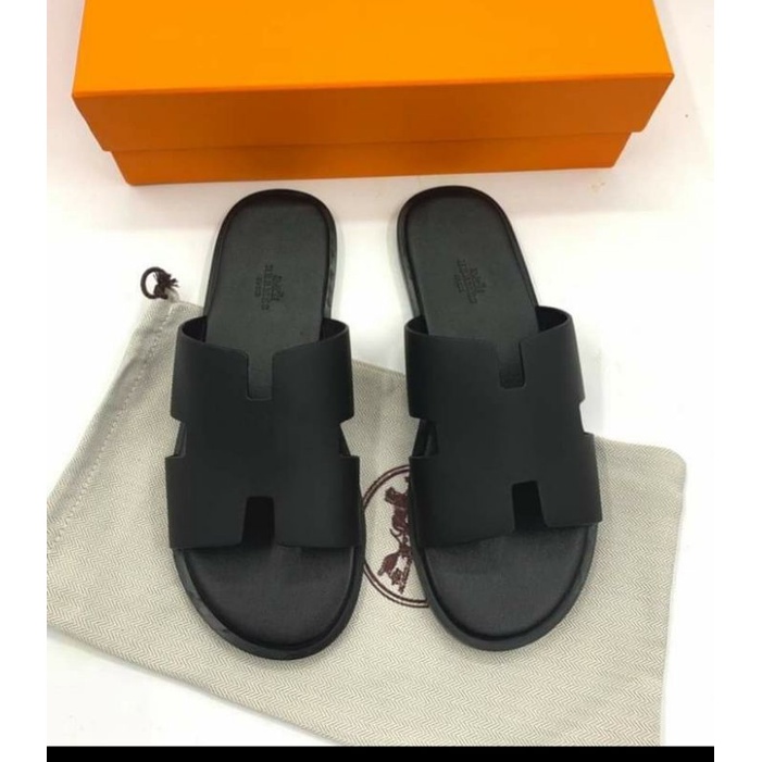 Men's Fashion Sandals With Horizontal Straps And Smooth Feet hot Model