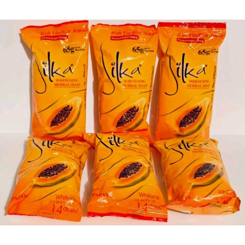 Silka papaya whitening soap 65g | Shopee Malaysia