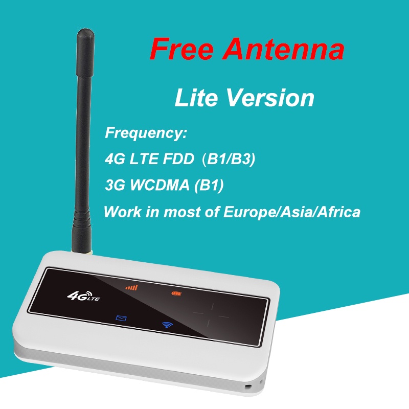 4G Lte Pocket Wifi Router Car Wifi Hotspot Wireless Broadband Mifi Unlocked Modem With Sim Card