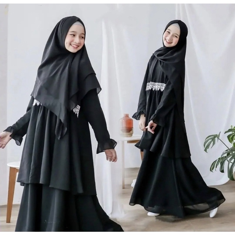 Robe syari Latest Girls Aged 11 To 16 Years Old Robe Teenage Girls ...