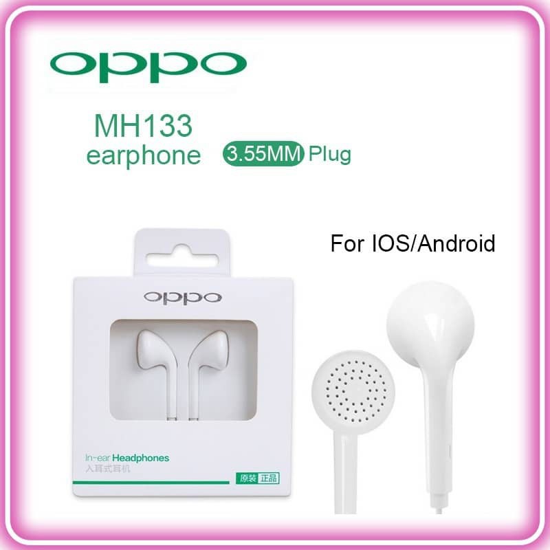 OPPO Earphones MH133 Headsets With Microphone 3.5mm In Ear Wired Earphone