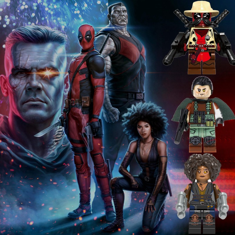 Marvel Deadpool Domino Peter Compatible with Leging Minifigures ...