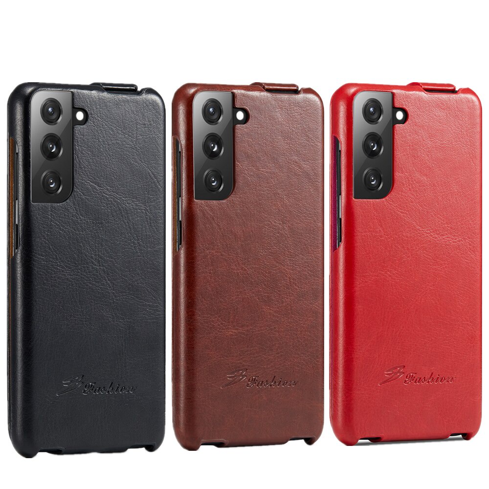 Luxury R64 Retro Leather Flip Case For Samsung Galaxy S21 Plus S22 S23 ...