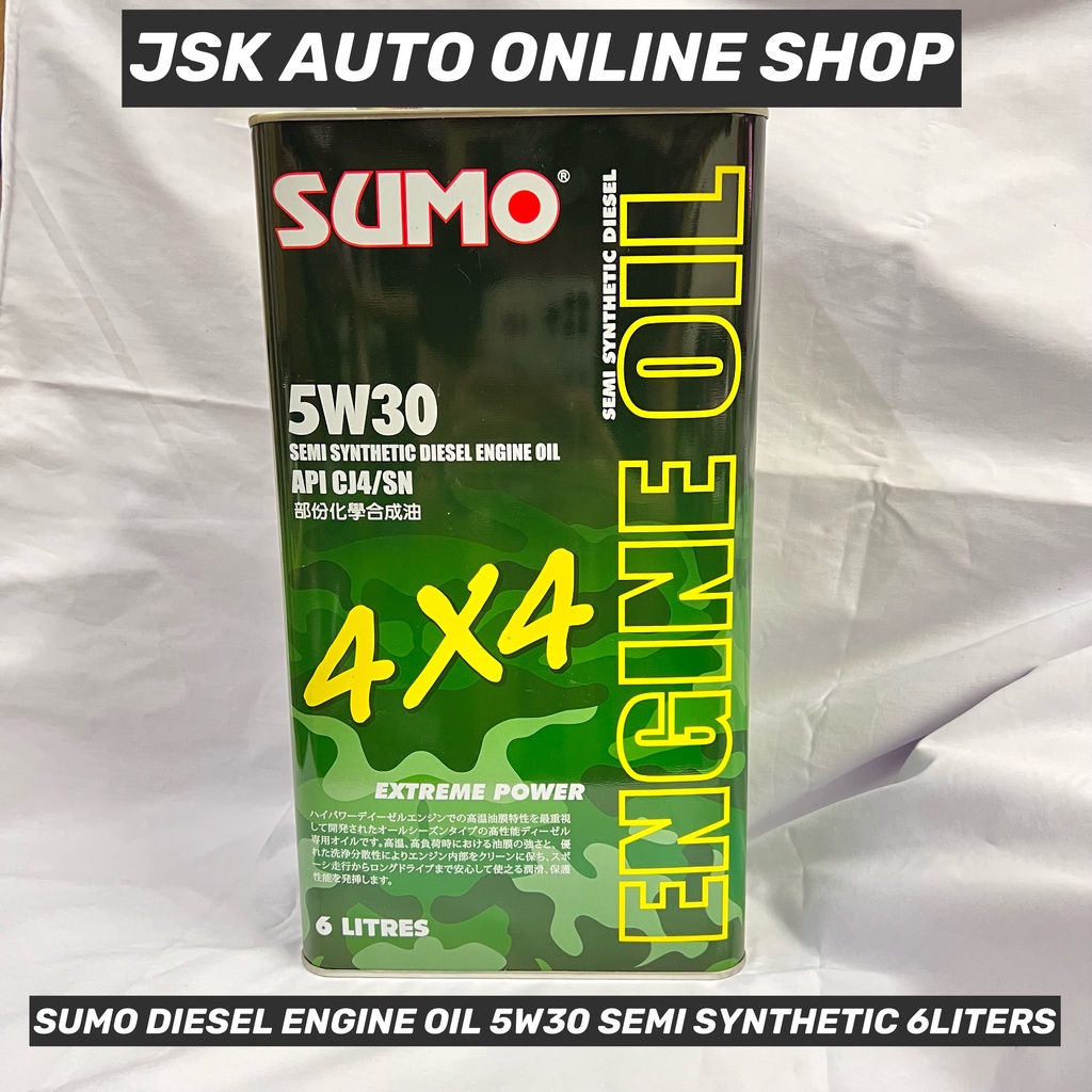 SUMO DIESEL ENGINE OIL 5W30 SEMI SYNTHETIC 6/1LITERS | Shopee Malaysia
