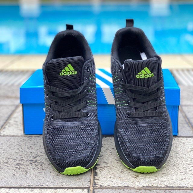 Adidas neo hotsell black green