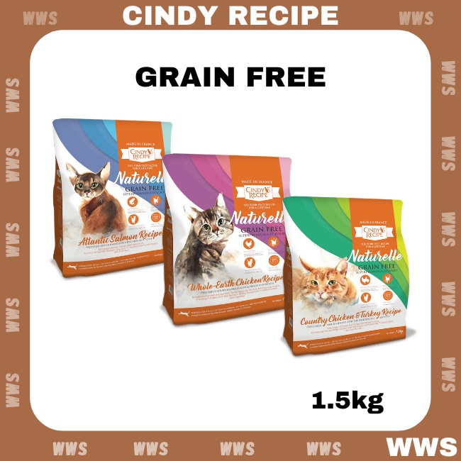 Cindy Recipe Naturelle Grain Free Country Chicken & Turkey / Atlantic