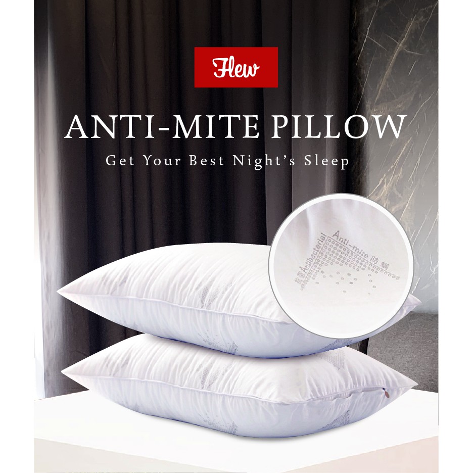 Anti dust mite outlet pillow